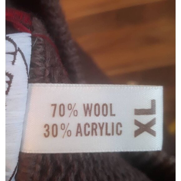 Vintage 1980s era men's brown pullover sweater Cedar Bend. Size XL/Extra Large - Picture 6 of 6